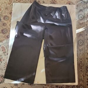 Y2K Talbots Pure Silk Chocolate Pants